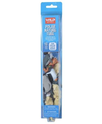 Nature Tube Polar Figurines, 13 Pieces