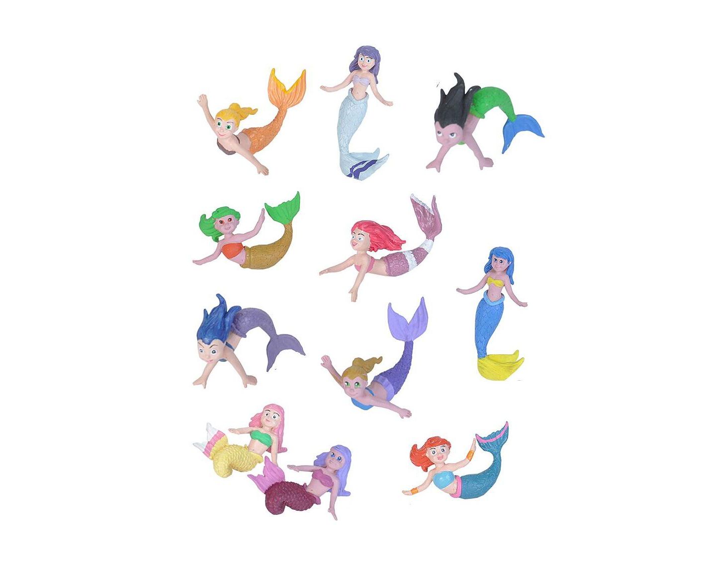 Детские фигурки Wild Republic Mermaid Nature Tube 10-Piece Figurines, Ages 3+ — фото 2