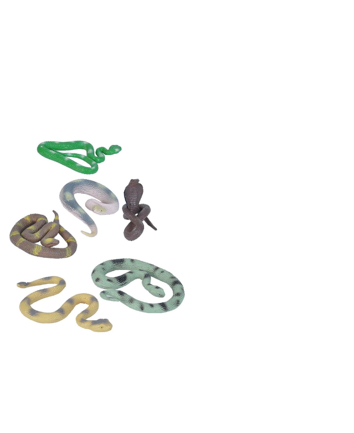 Детские фигурки Wild Republic Mini Snake 6-Piece Figurines, Ages 4+ — фото 2