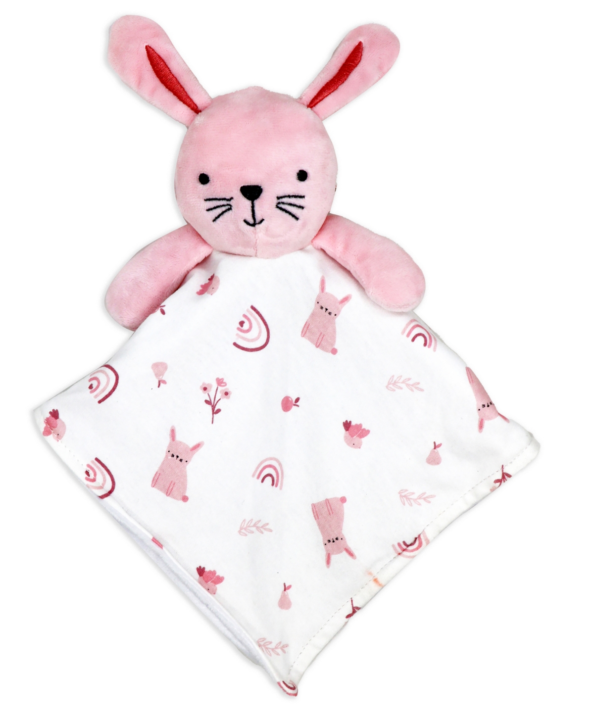 Rock-a-bye Baby Boutique Baby Girls Rose Bunnies Layette Gift, 8-piece Set In Pink