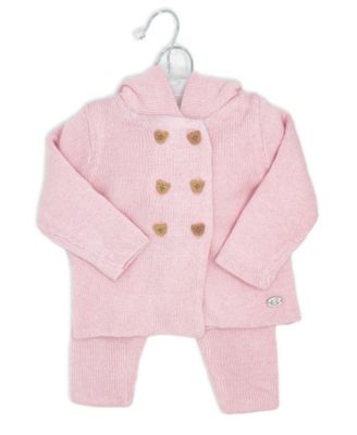 Baby Girls Jacket and Trouser Knitted, 2-Piece Set