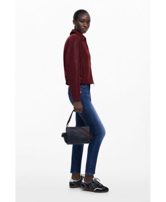 Women's Medium bag with topstitching