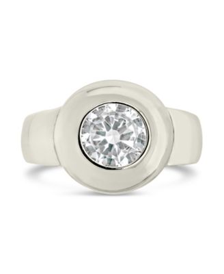 Zora Cubic Zirconia Dome Signet Statement Ring