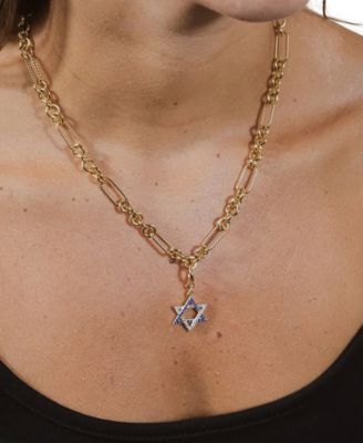 Cubic Zirconia Star of David Charms