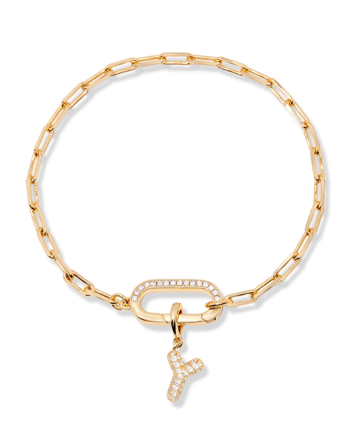 Brook & York Petra Initial Charm Bracelet In Letter Y
