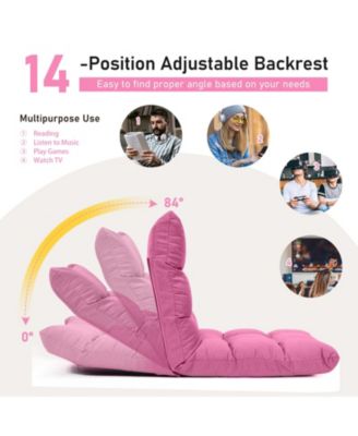 14-Position Adjustable Folding Lazy Gaming Sofa