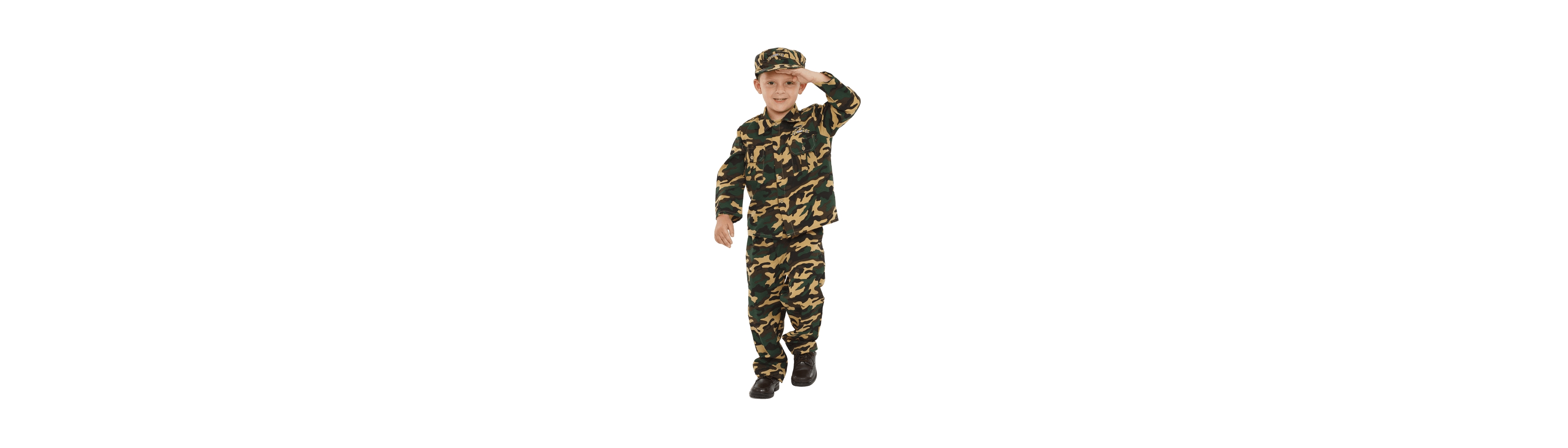 Dress Up America Kids Army Soldier Costume Set