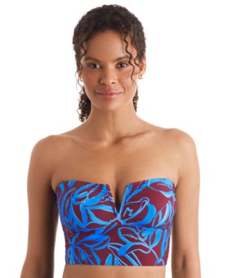 Mimi Flamingo - Women's Printed Convertible Tankini Top