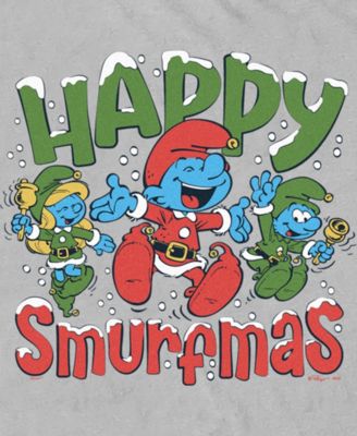 Men's Happy Smurfmas Short Sleeve T-Shirt
