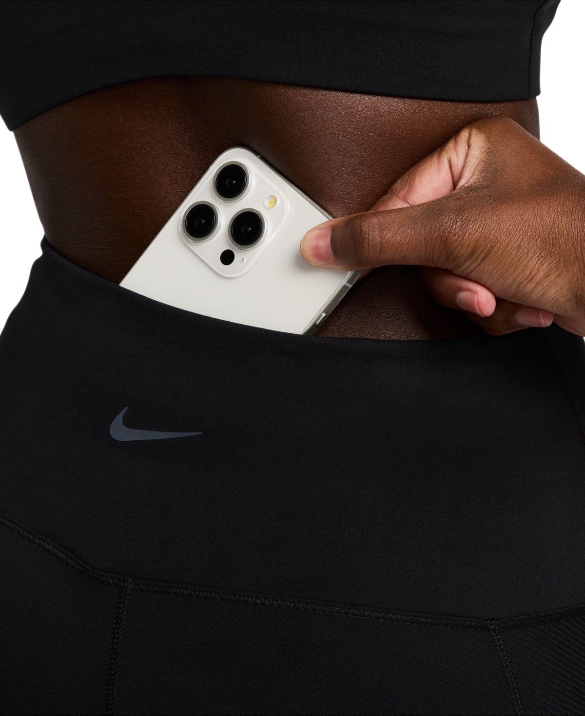 Nike One Wrap Women's High-Waisted 7/8 Leggings -cool Grey