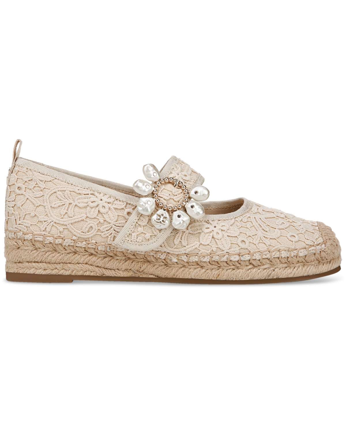 Shop Sam Edelman Women's Maddy Orchid Flats In Ivory Natural