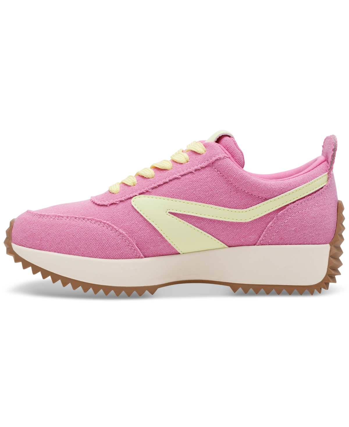 Dv Dolce Vita Women's Bynx Lace-up Jogger Sneakers In Hot Pink Multi