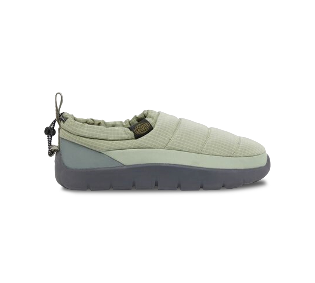 Lacoste Men's Serve Quilted Slippers In Medium Green