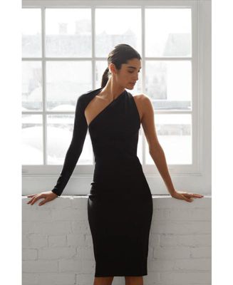 Women's Manhattan One Shoulder Midi Dress