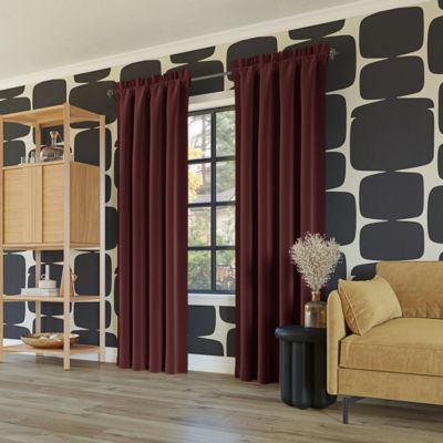 Oslo Theater Grade Extreme 100% Blackout Rod Pocket Curtain Panel