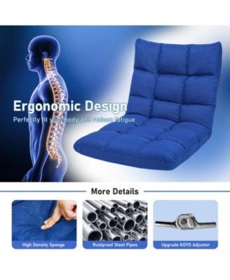 14-Position Adjustable Folding Lazy Gaming Sofa