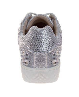Little Girls Glitzy Sneakers. (Little Kids/Big Kids)