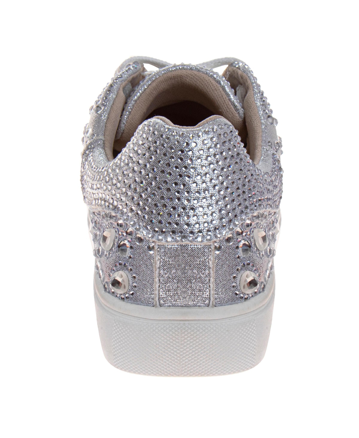 Badgley Mischka Little Girls Glitzy Sneakers. (Little Kids/Big Kids)