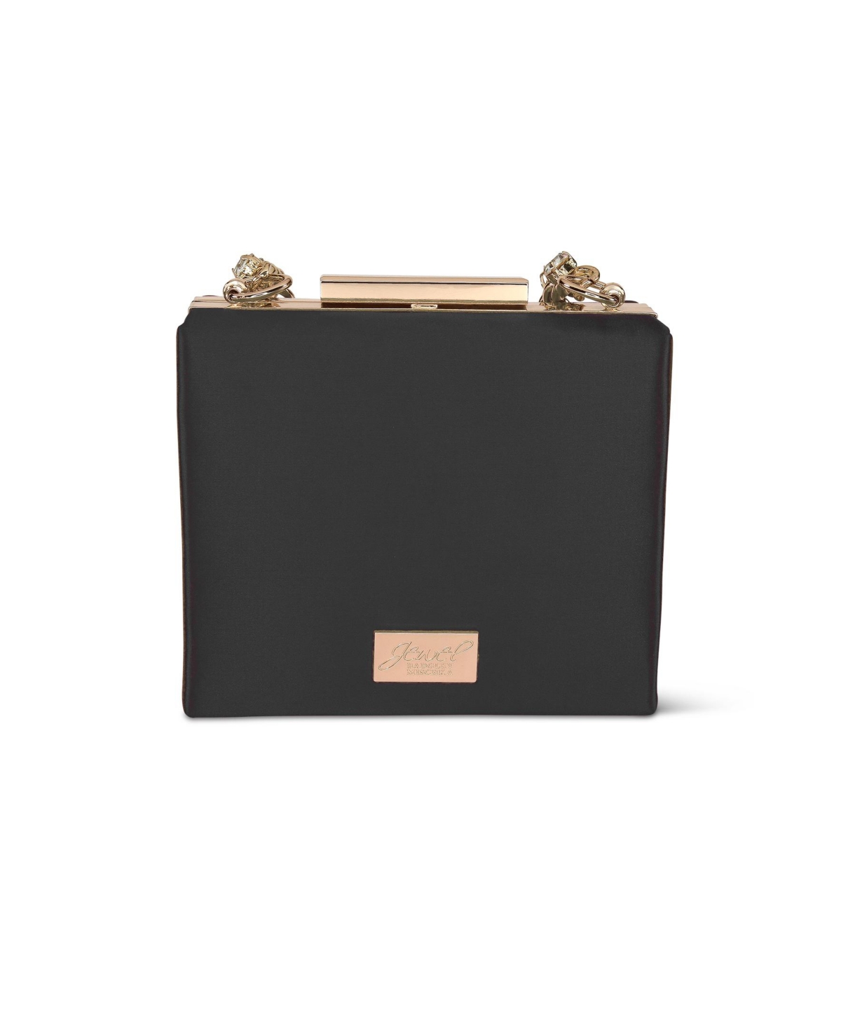 Jewel Badgley Mischka Woman's Billie Mini Satin Box Clutch