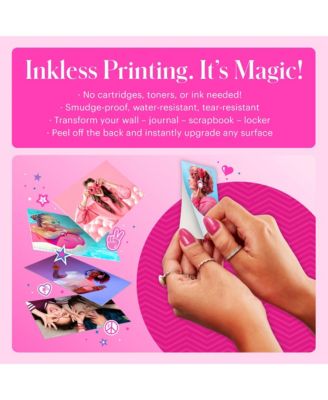 Barbie x Printomatic 2x3 Instant Print Camera, 5MP Portable Instant Camera - Signature Style