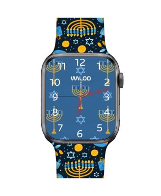 Hanukkah Inspired Silicone Band For Apple Watch