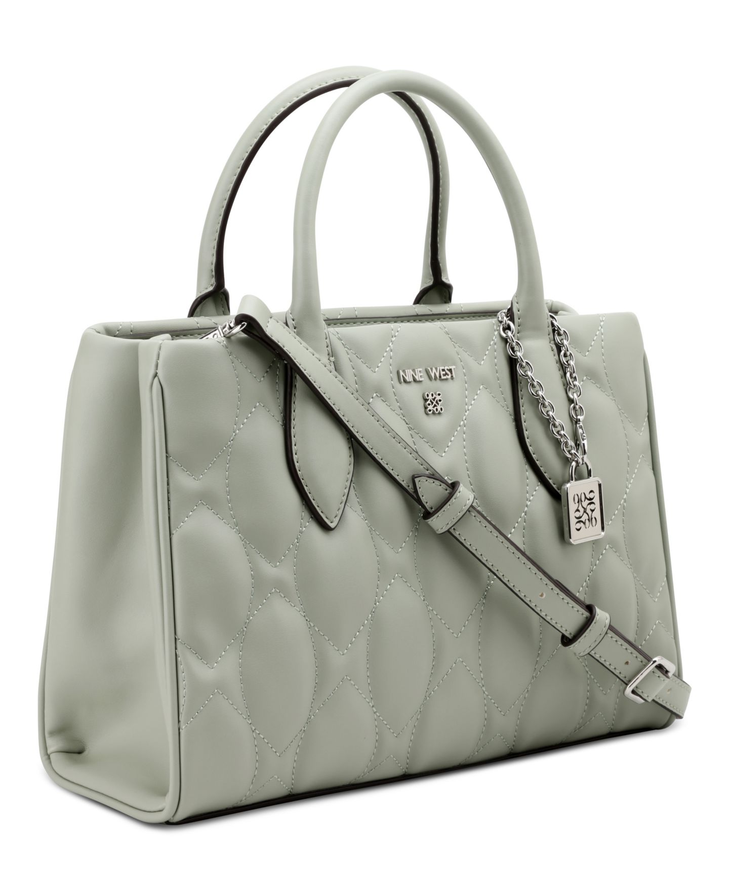 Женская сумка Nine West Designer Rue Medium Satchel, цвет: Celadon — фото 4