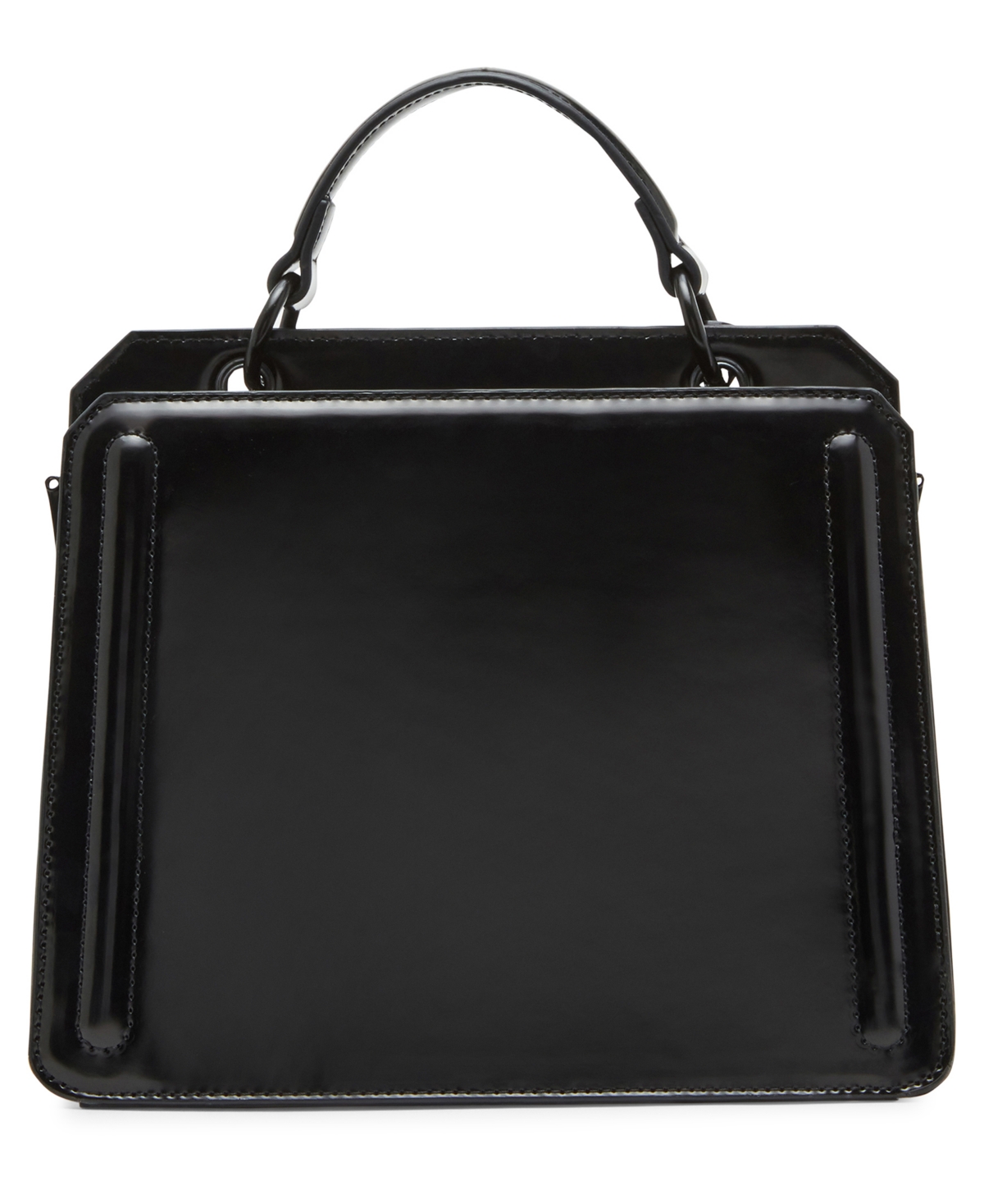 Steve Madden Evelyn Small Satchel Bag In Black