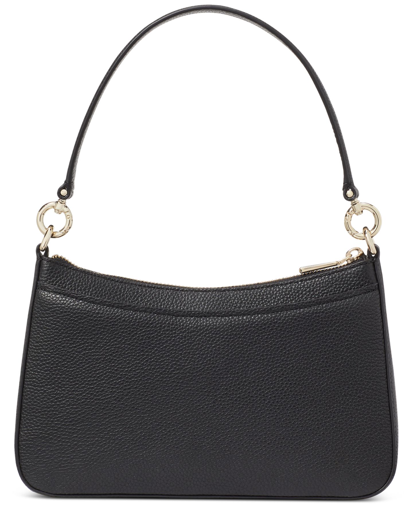 Женская сумка kate spade new york Hudson Small Pebbled Leather Convertible Shoulder, цвет: Чёрный — фото 3