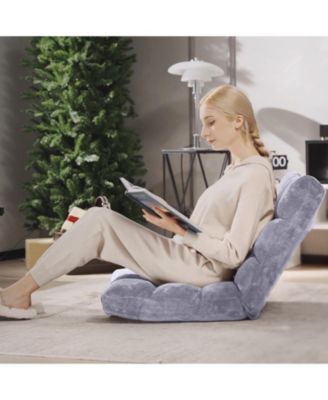 Adjustable 14-position Cushioned Floor Chair