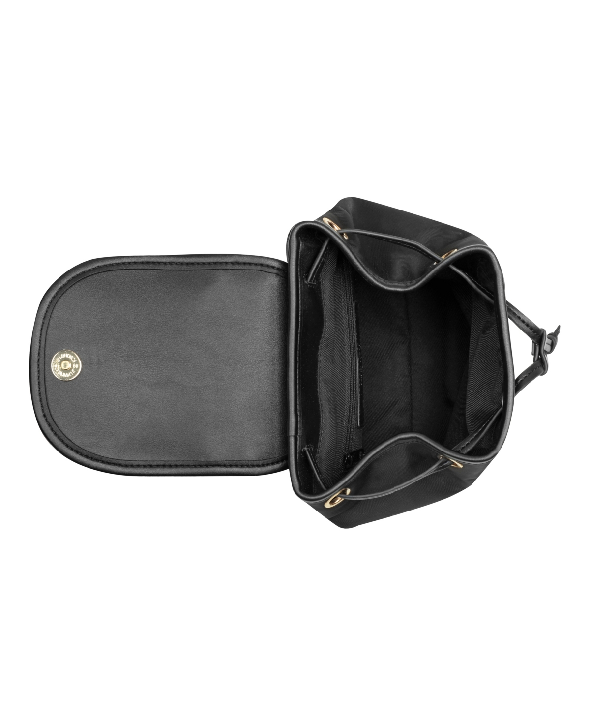 Shop Nine West Yoon Small Flap Backpack In Black