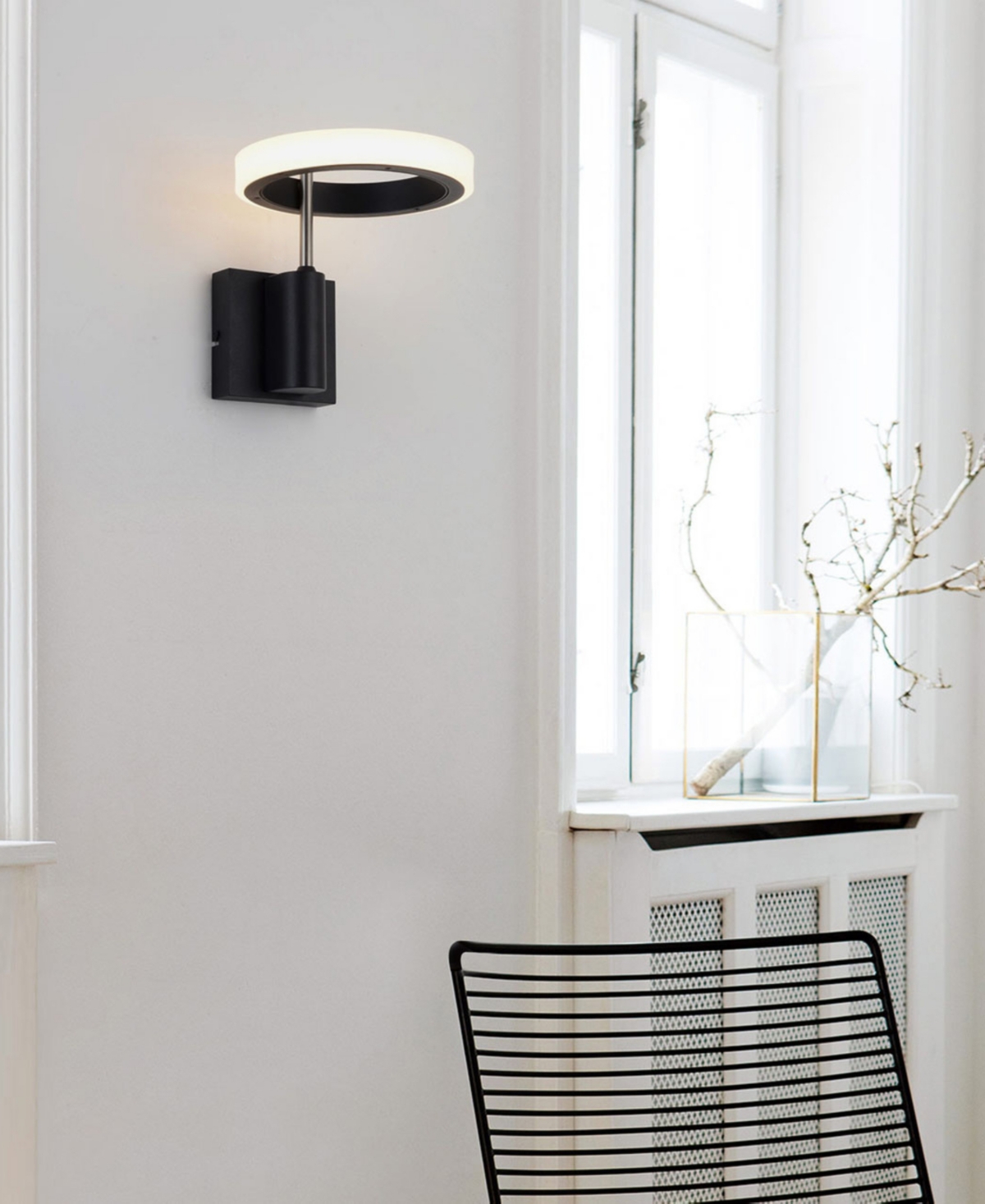 Nova Of California Aerial Wall Sconce In Black