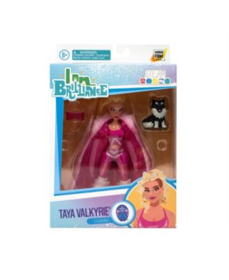 Taya Valkyrie. - a brand new line of Action Dolls! Each character explores a fascinating career option, with articulation meant to bring the dolls into a variety of poses, all with soft goods and rooted hair for fun styling!
