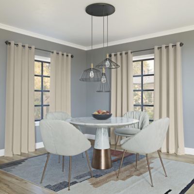 Oslo Theater Grade Extreme 100% Blackout Grommet Curtain Panel