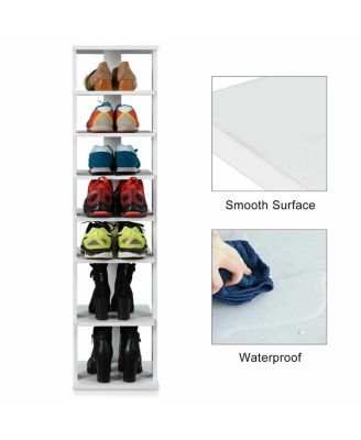 Wooden Shoes Storage Stand 7 Tiers Shoe Rack Organizer Multi-shoe Rack Shoebox