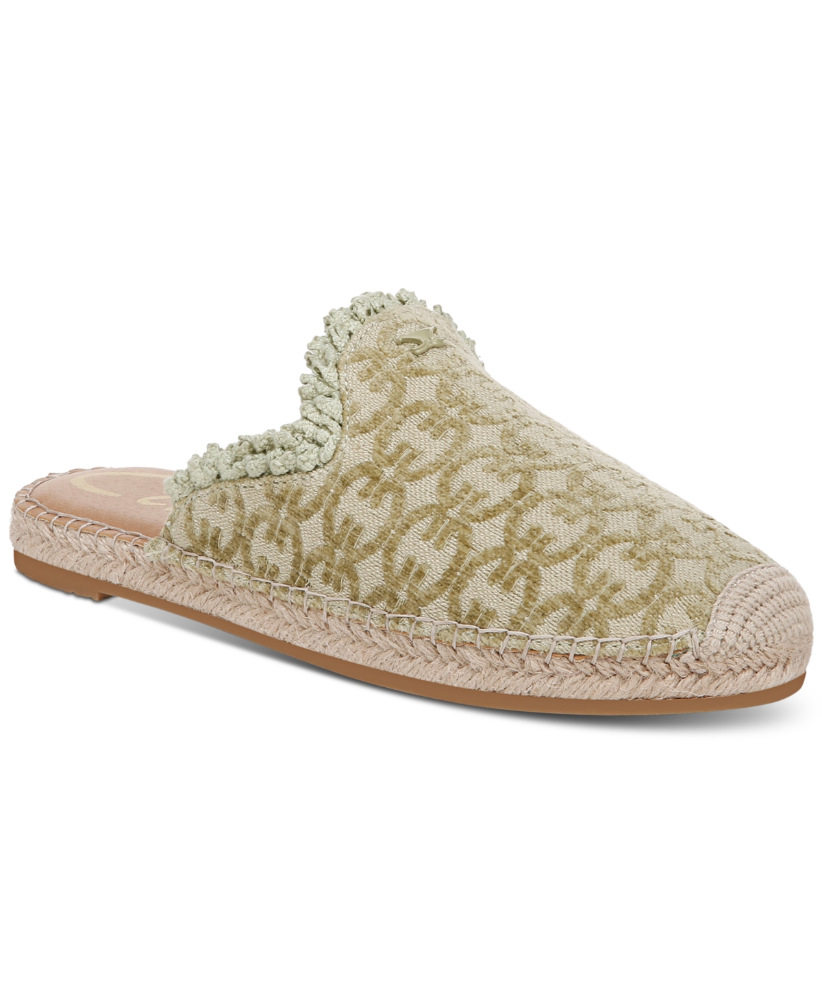 Circus Ny By Sam Edelman Mallory Espadrille Mule In Green,fern Logo