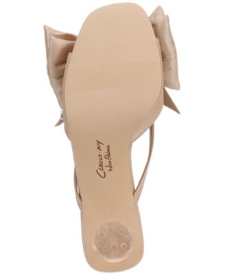  Women's Natalina Bow Kitten-Heel Dress Sandals