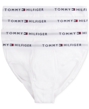 Tommy Hilfiger Men's Underwear Cotton Brief 4-Pack