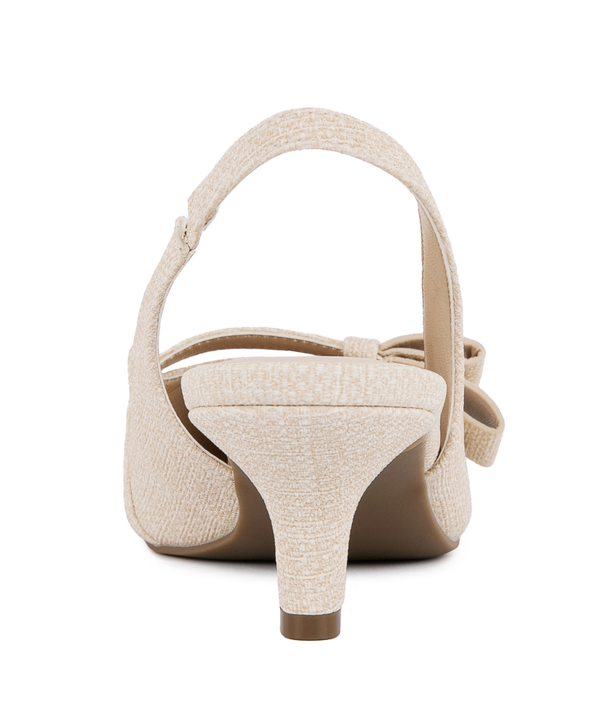 Shop Jones New York Women's Charbeau Kitten Heel Slingback Pumps In Bone