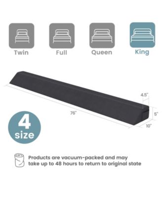 Bed Wedge Pillow with Storage Bag-King Size