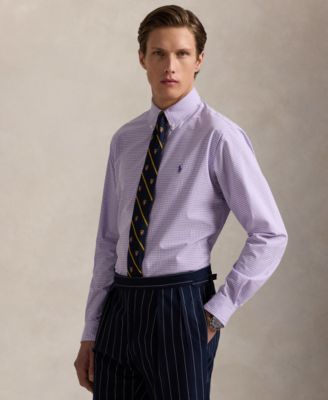 Polo Ralph Lauren - Men's Slim-Fit Gingham Stretch Poplin Shirt
