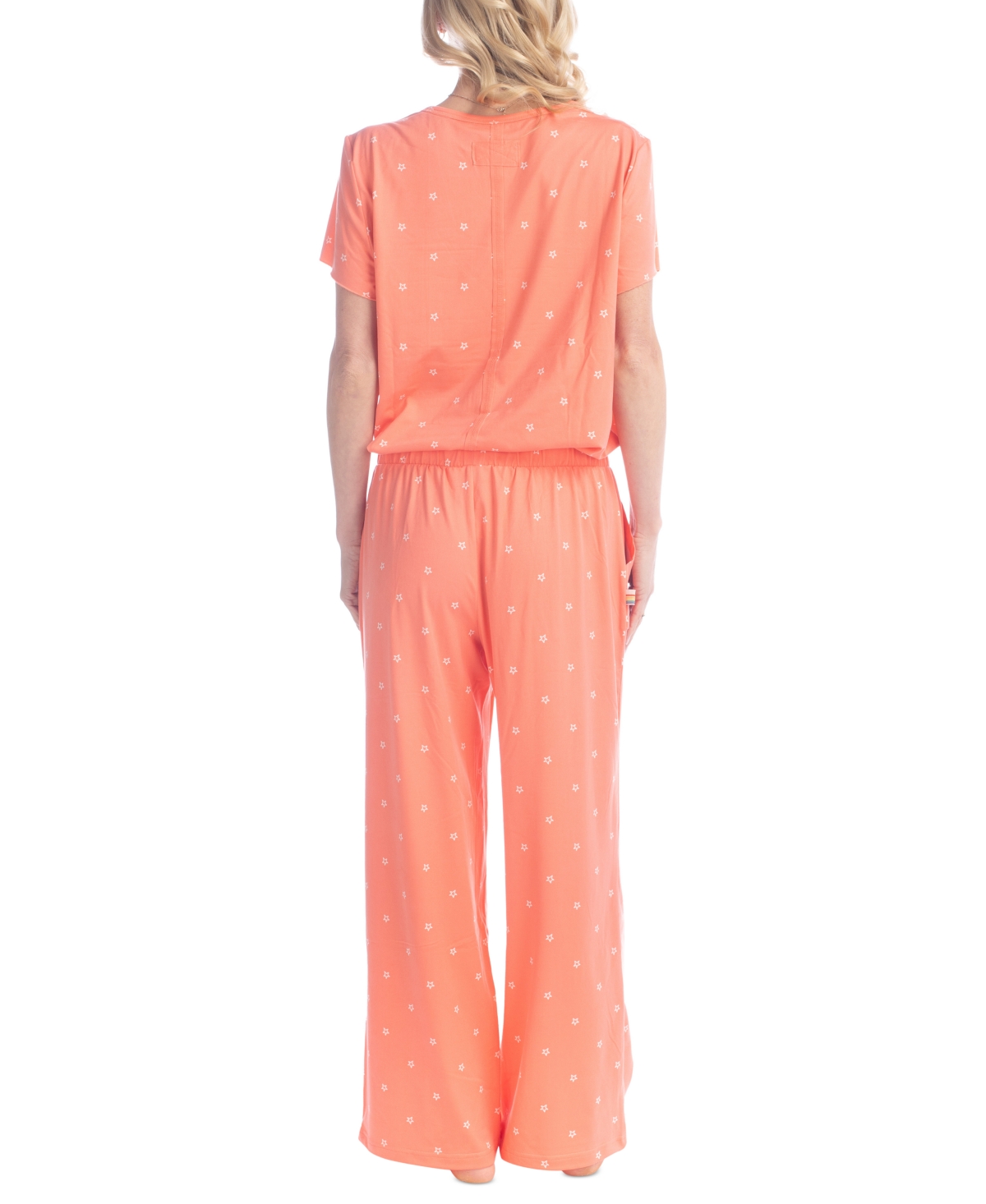 OCEAN PACIFIC WOMEN'S SEA FLOWER PRINTED PAJAMA SET 