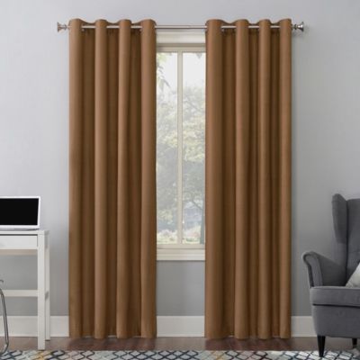 Duran Thermal Insulated 100% Blackout Grommet Curtain Panel