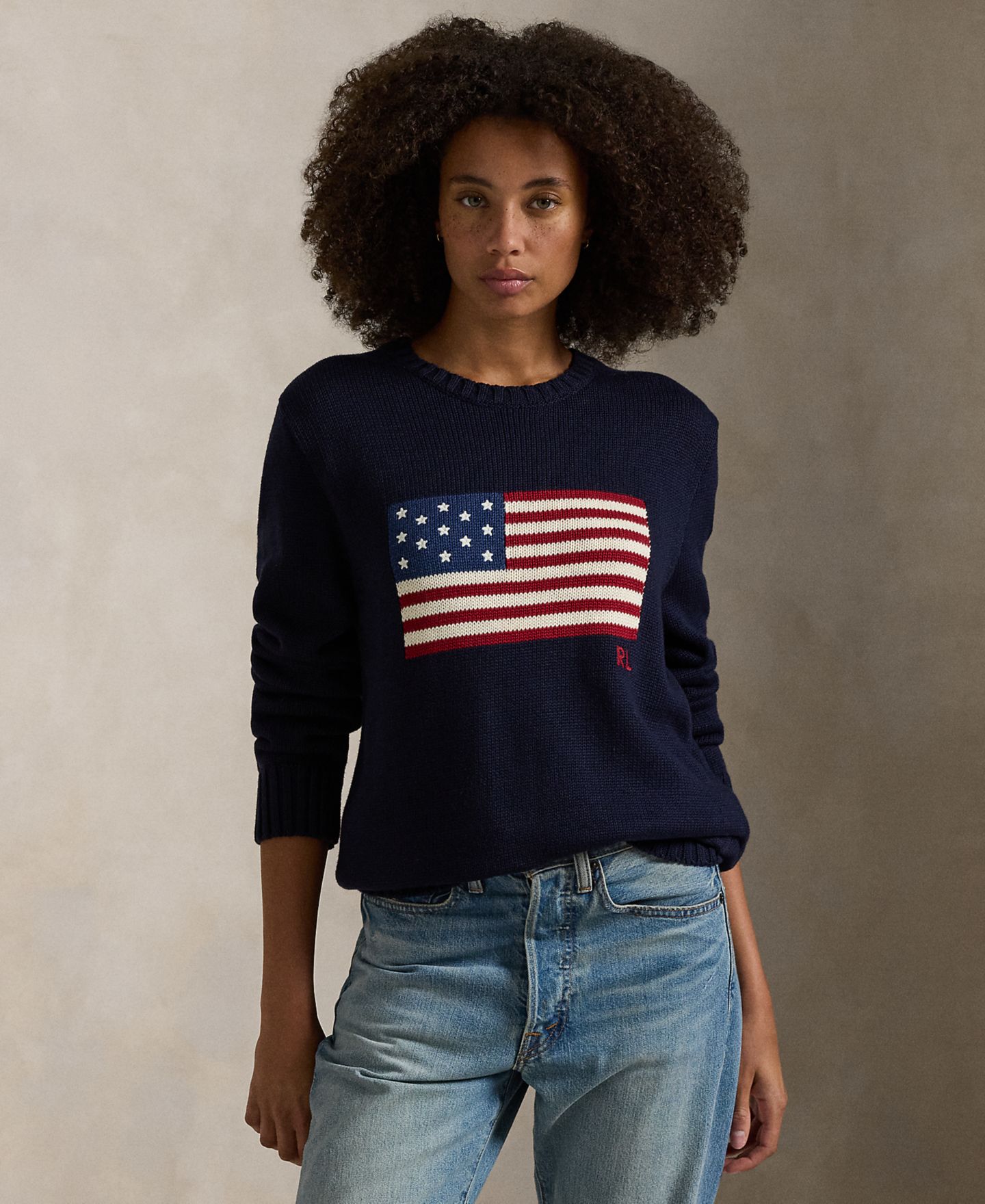 Свитер Polo Ralph Lauren Unisex The Iconic Flag, цвет: Синий — фото 5