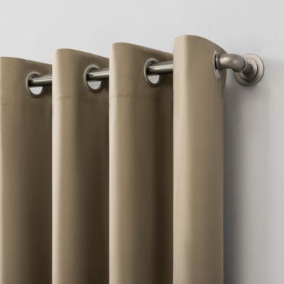 Sun Zero Saxon Energy Saving Blackout Grommet Curtain Panel