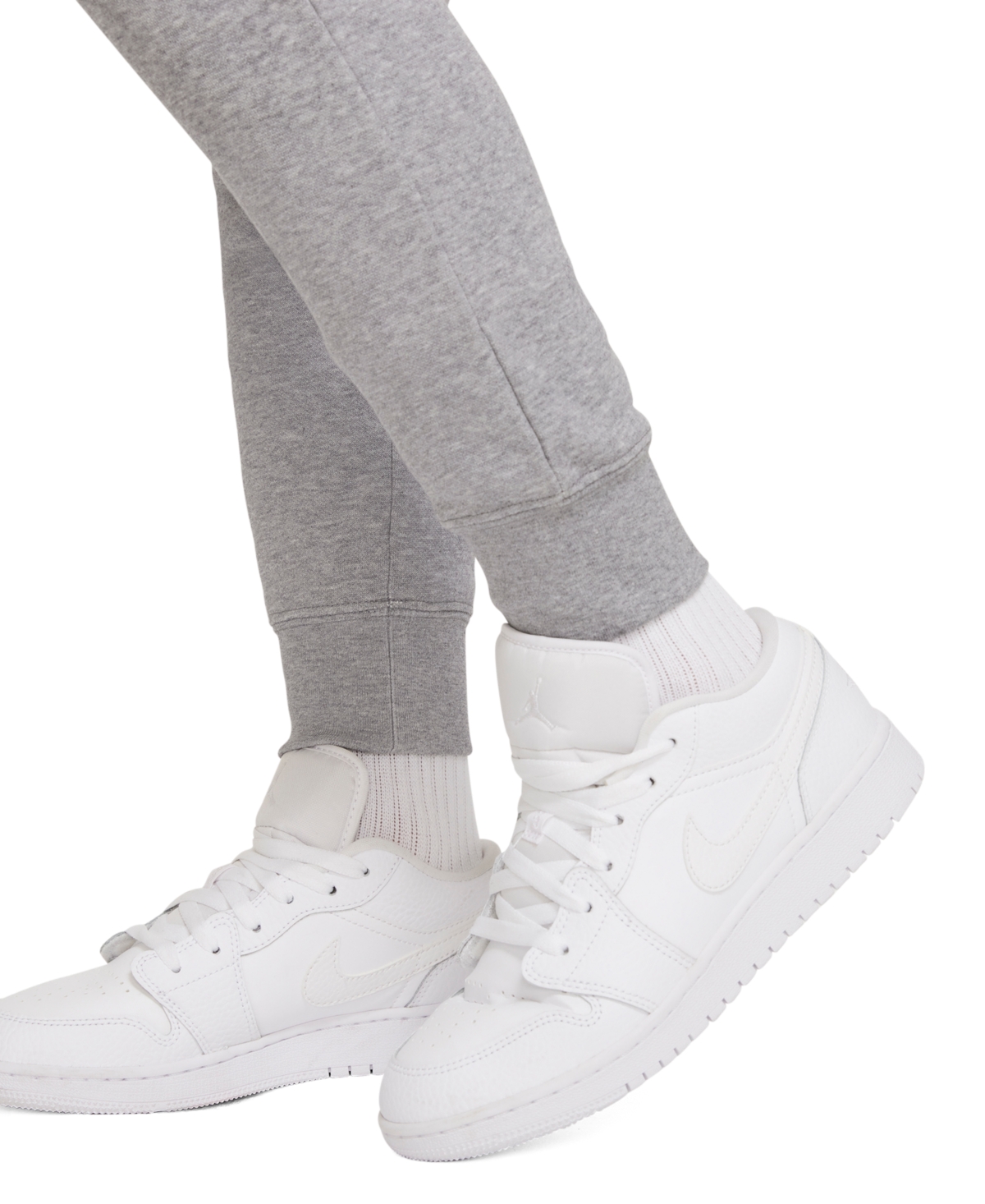 Jordan Big Boys Fleece Cargo Pants In Carbon Heather
