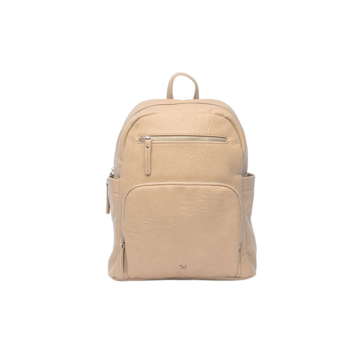 Focus Faux Leather Backpack - Sand