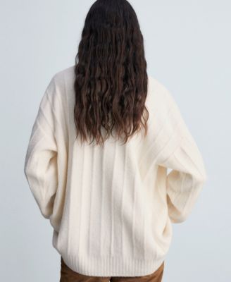 MANGO Women's Buttoned Long Cardigan