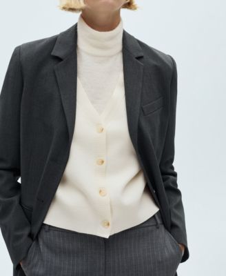 Women's V-Neck Knit Cardigan