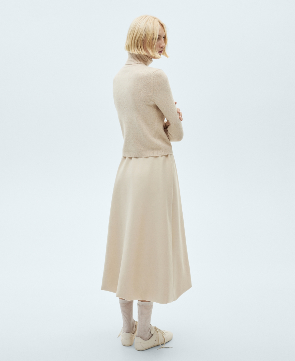 MANGO WOMEN'S TURTLENECK SWEATER 