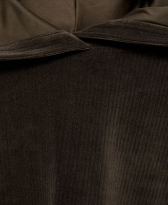 Women's Corduroy Hooded Sweatshirt